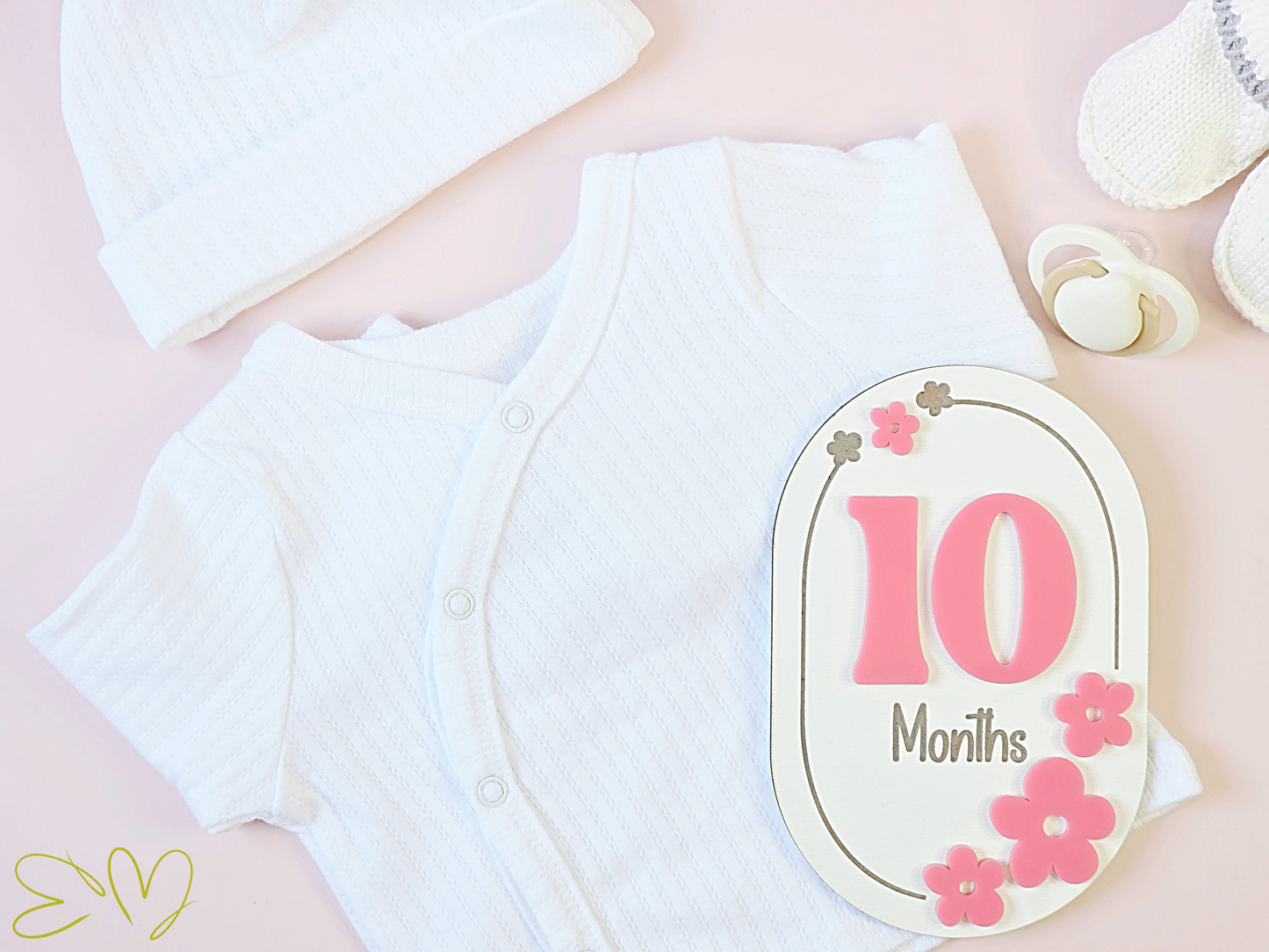 Baby Monthly Milestone Markers