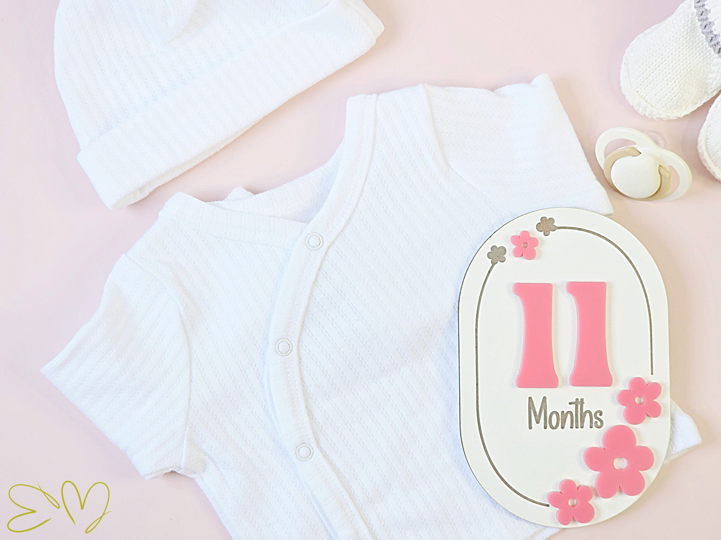 Baby Monthly Milestone Markers