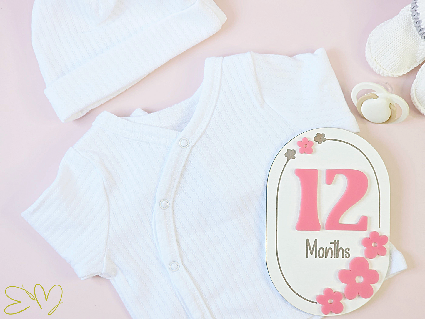 Baby Monthly Milestone Markers