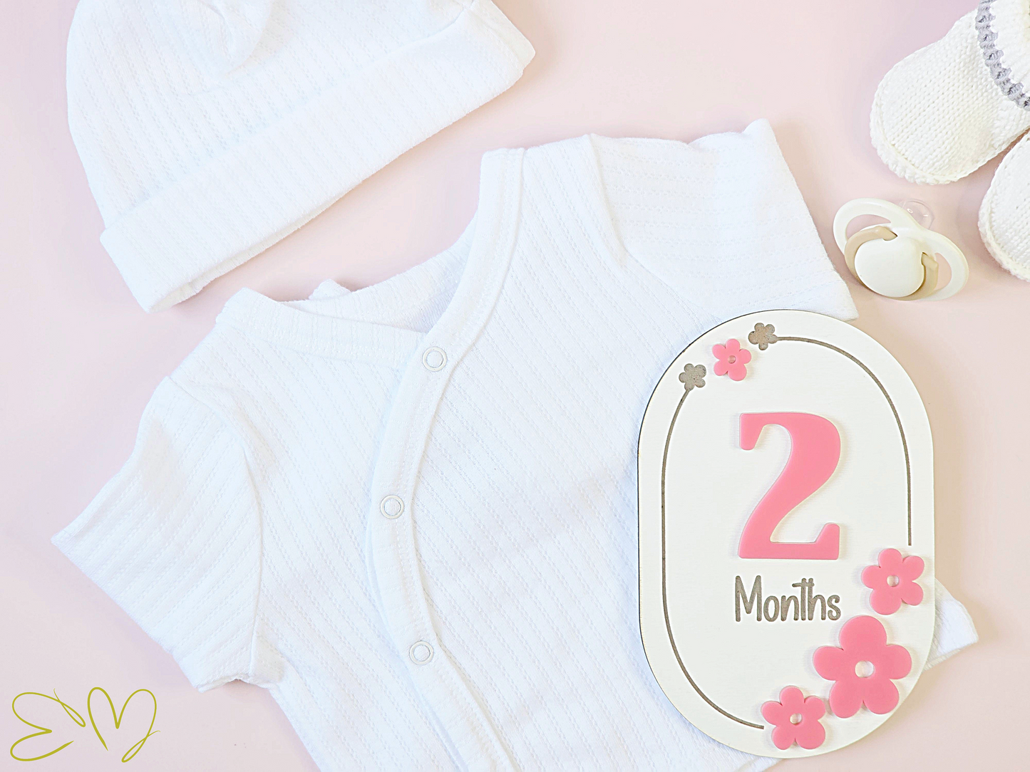 Baby Monthly Milestone Markers