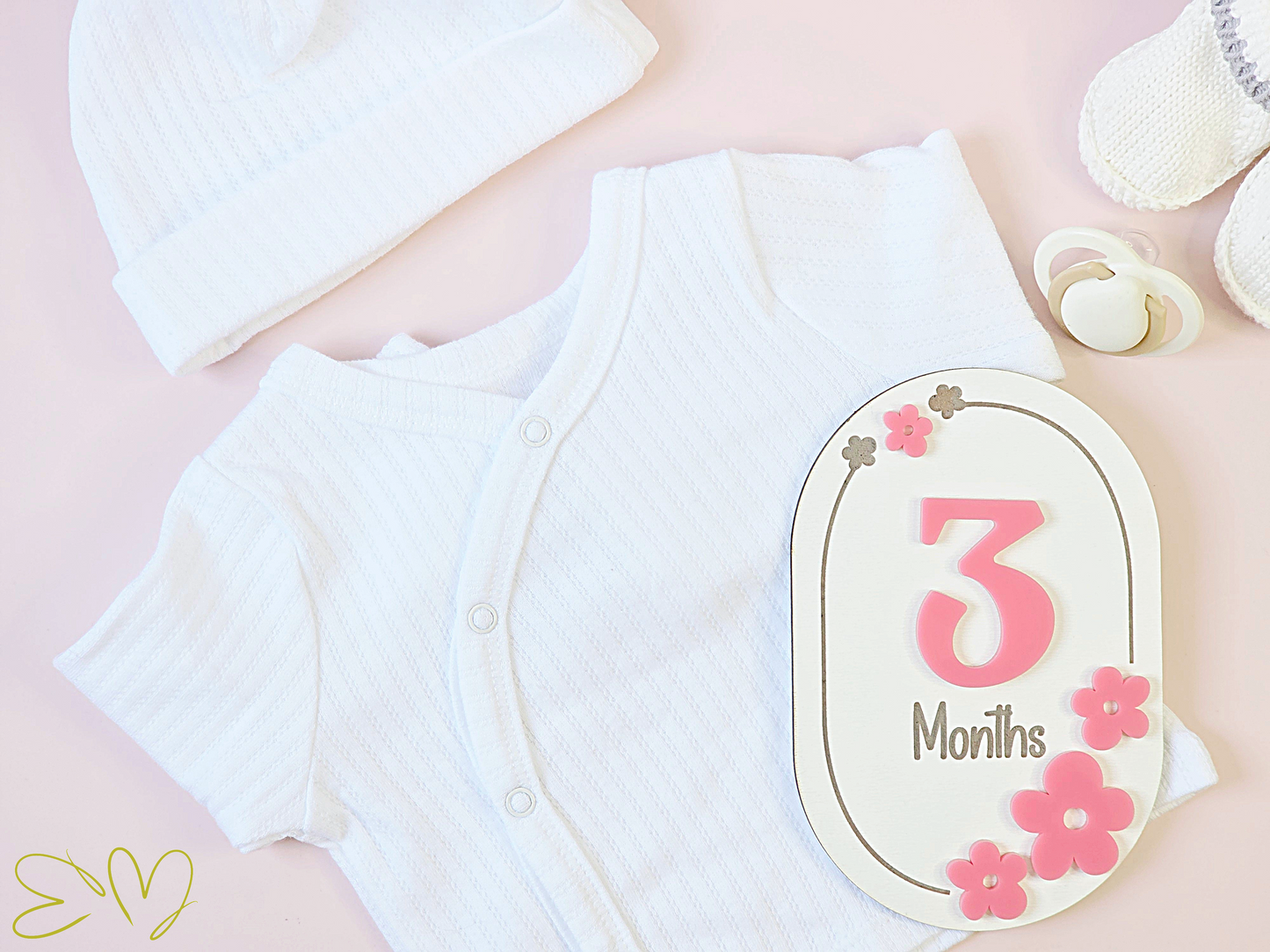 Baby Monthly Milestone Markers