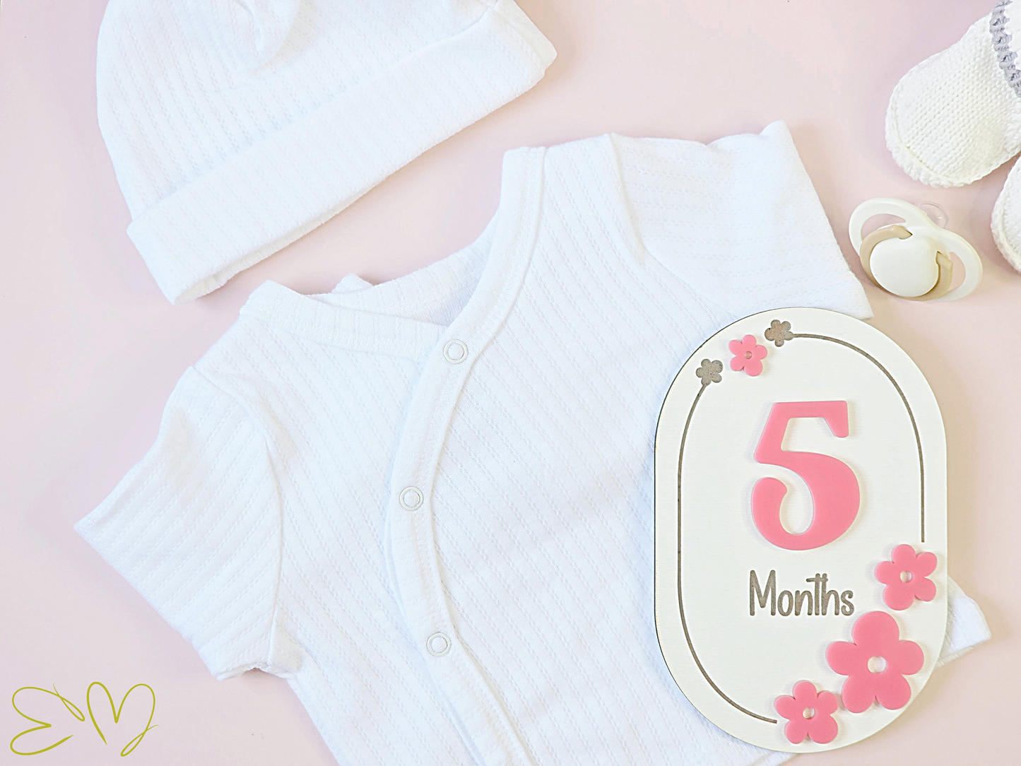 Baby Monthly Milestone Markers