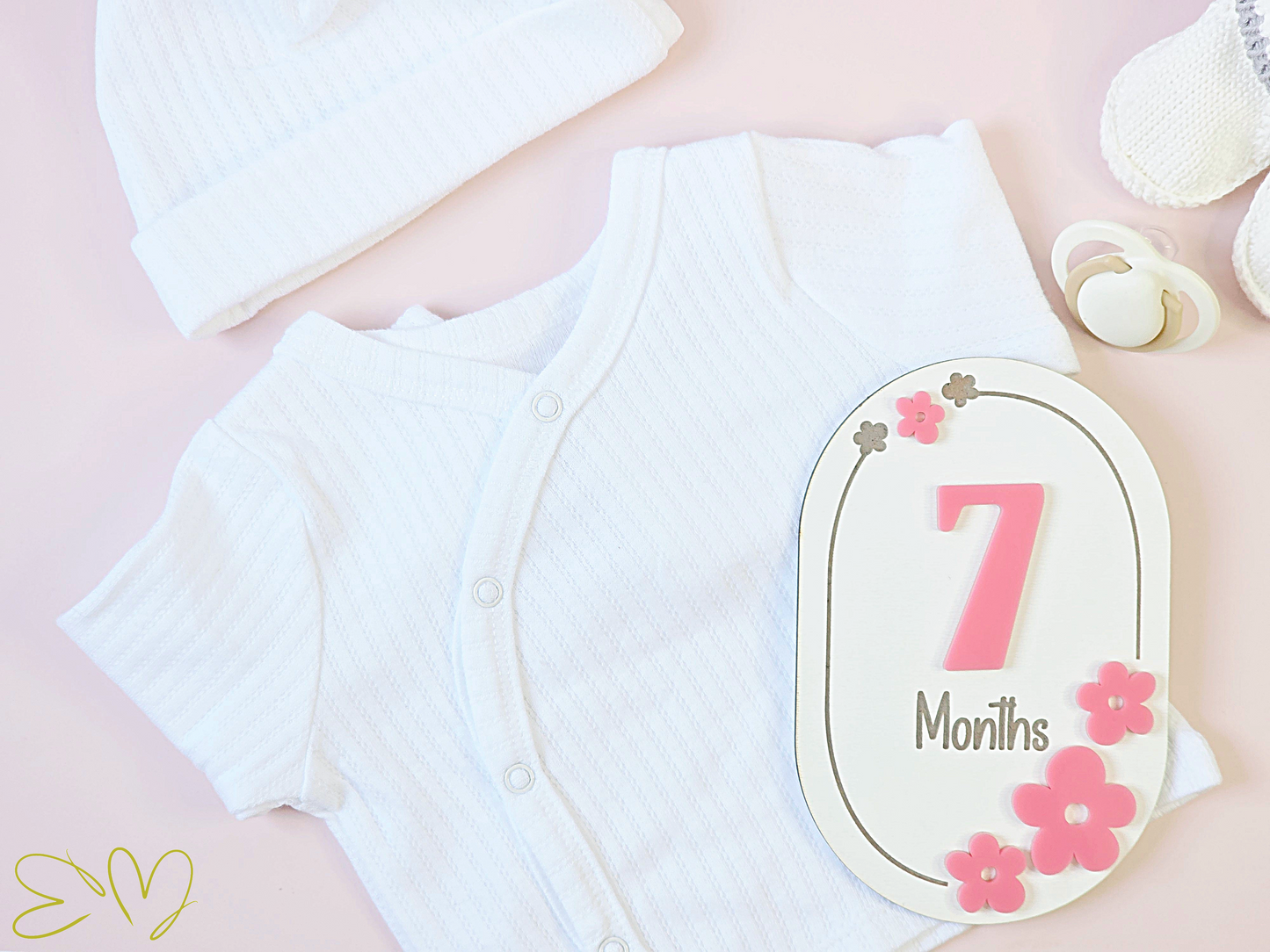 Baby Monthly Milestone Markers