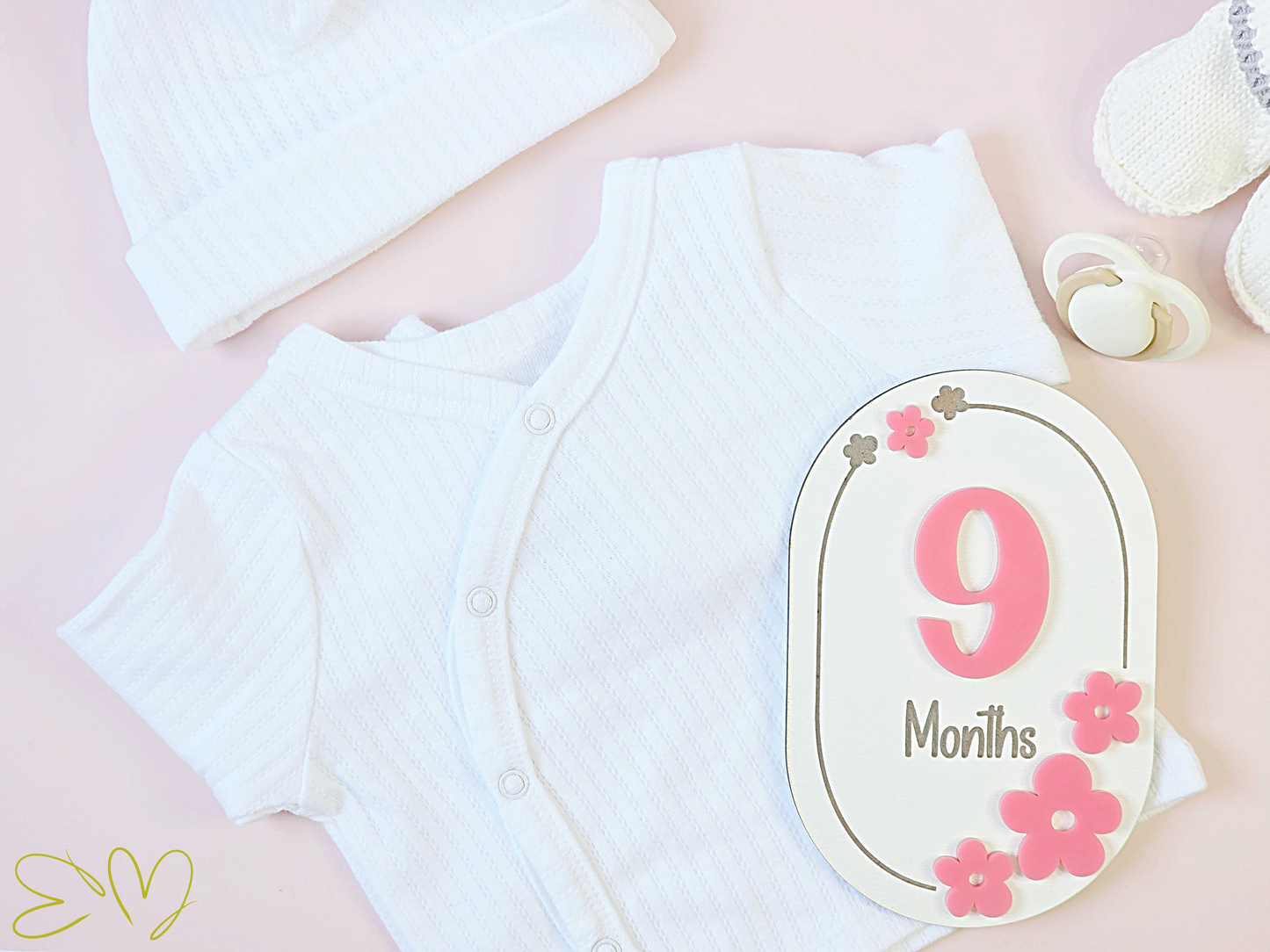 Baby Monthly Milestone Markers