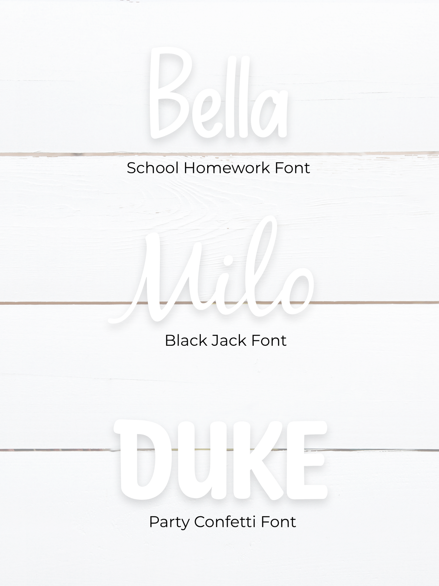 Personalized White Wood Dog Bone Nameplate