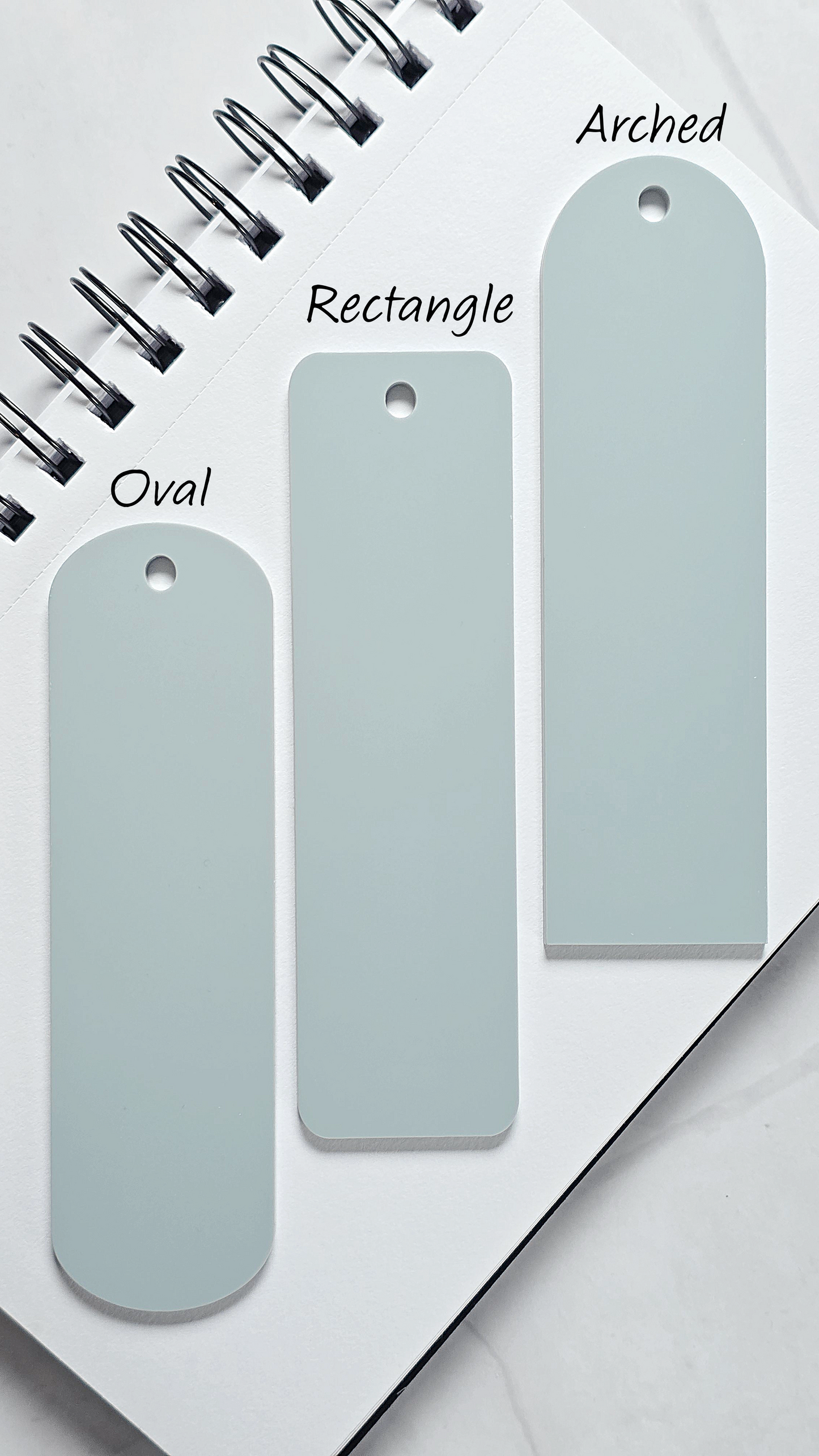 Blank Acrylic Bookmarks