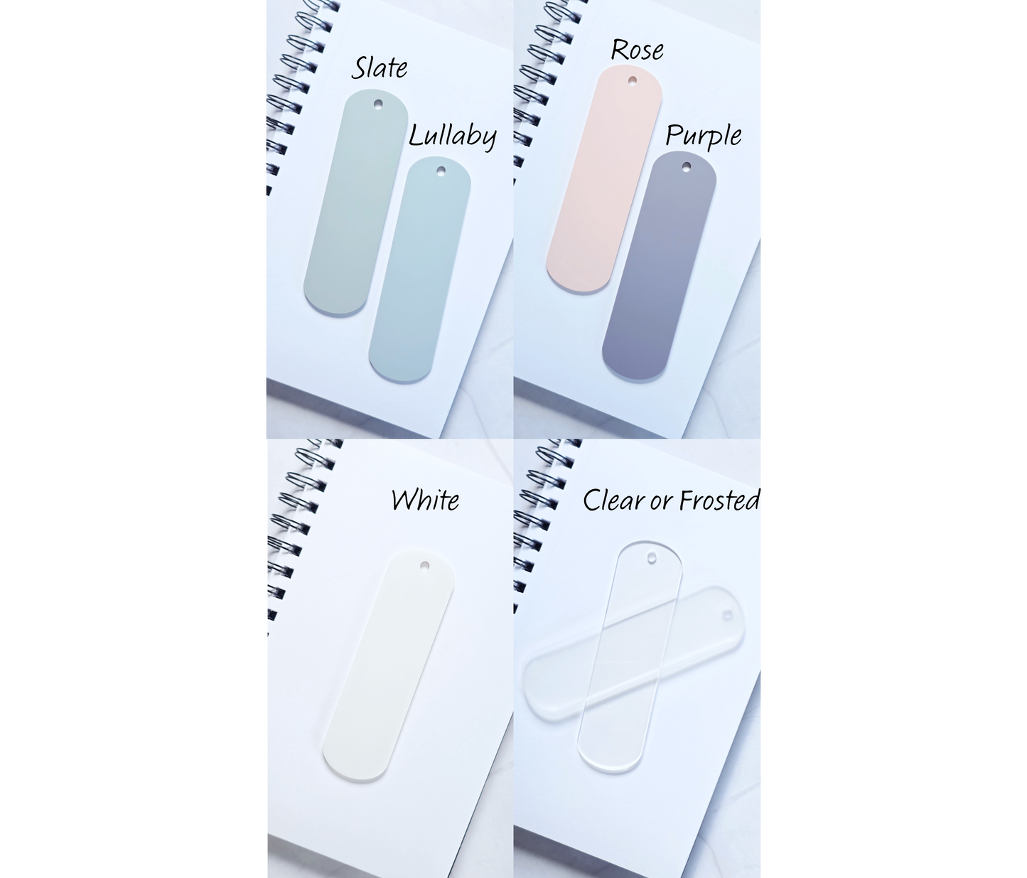 Blank Acrylic Bookmarks