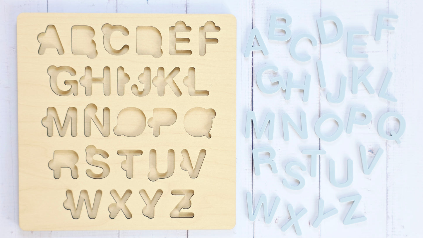 Acrylic Alphabet Puzzle | Uppercase A–Z