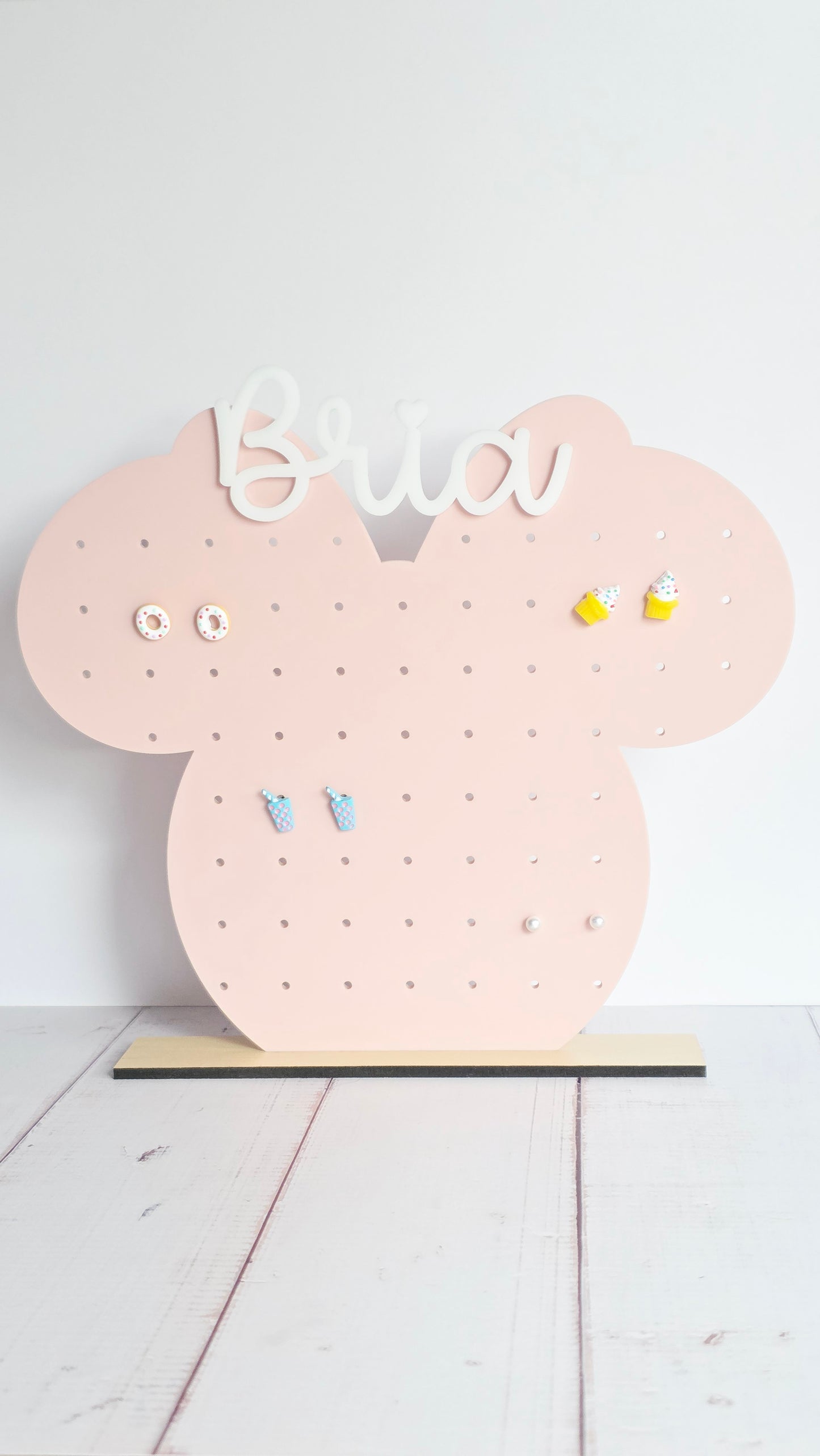 Acrylic Minnie Head Earring Holder Stand