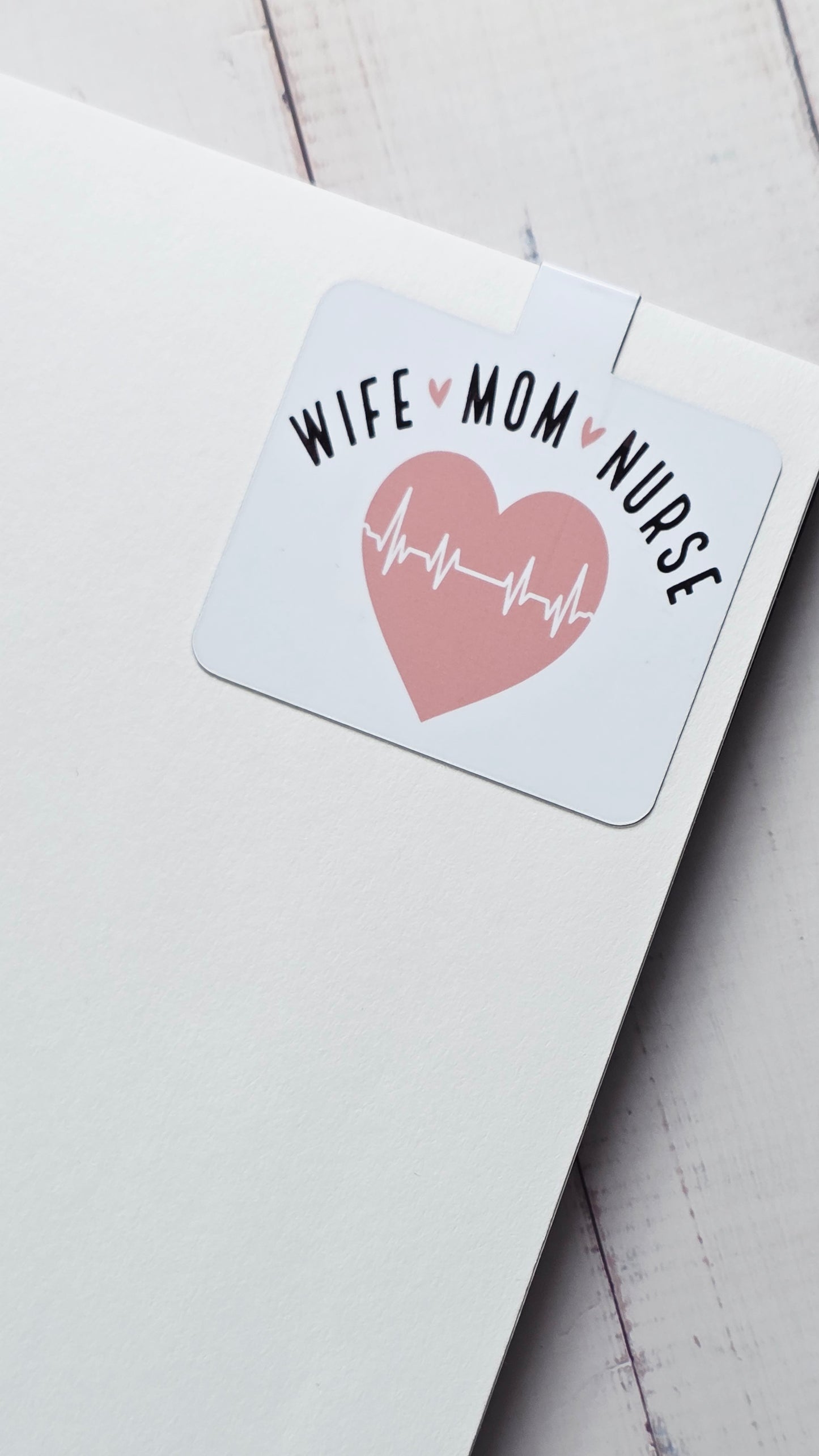 Nurse Theme Magnetic Bookmarks (Choose Your Own Set of 3)