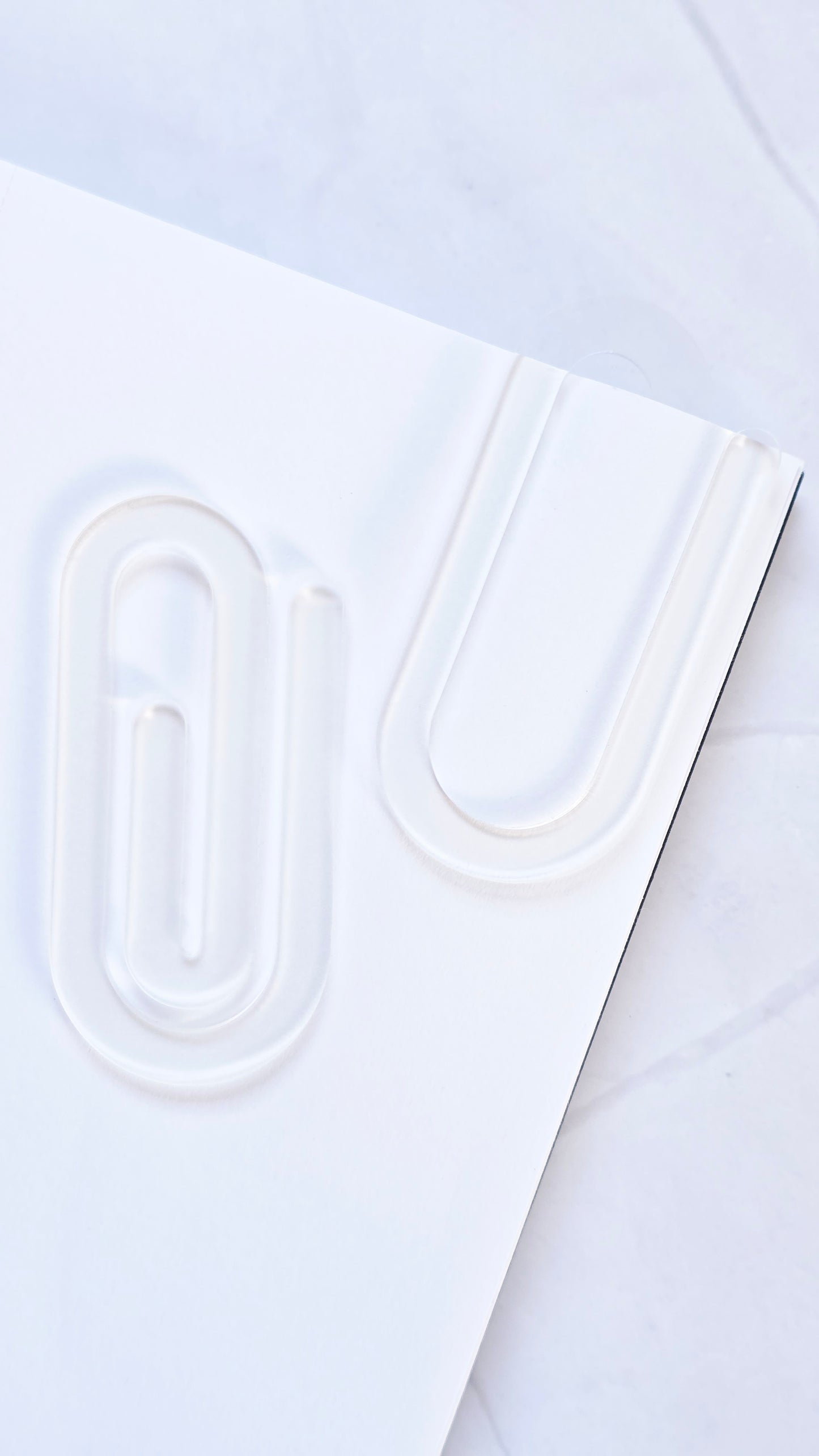 Jumbo Paper Clip Acrylic Bookmark Blanks