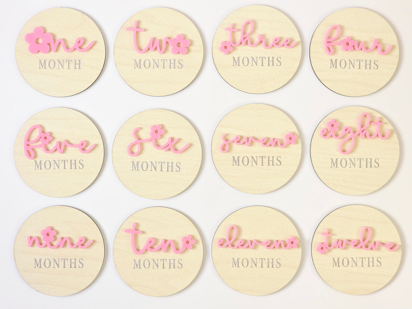 Round Baby Monthly Milestones