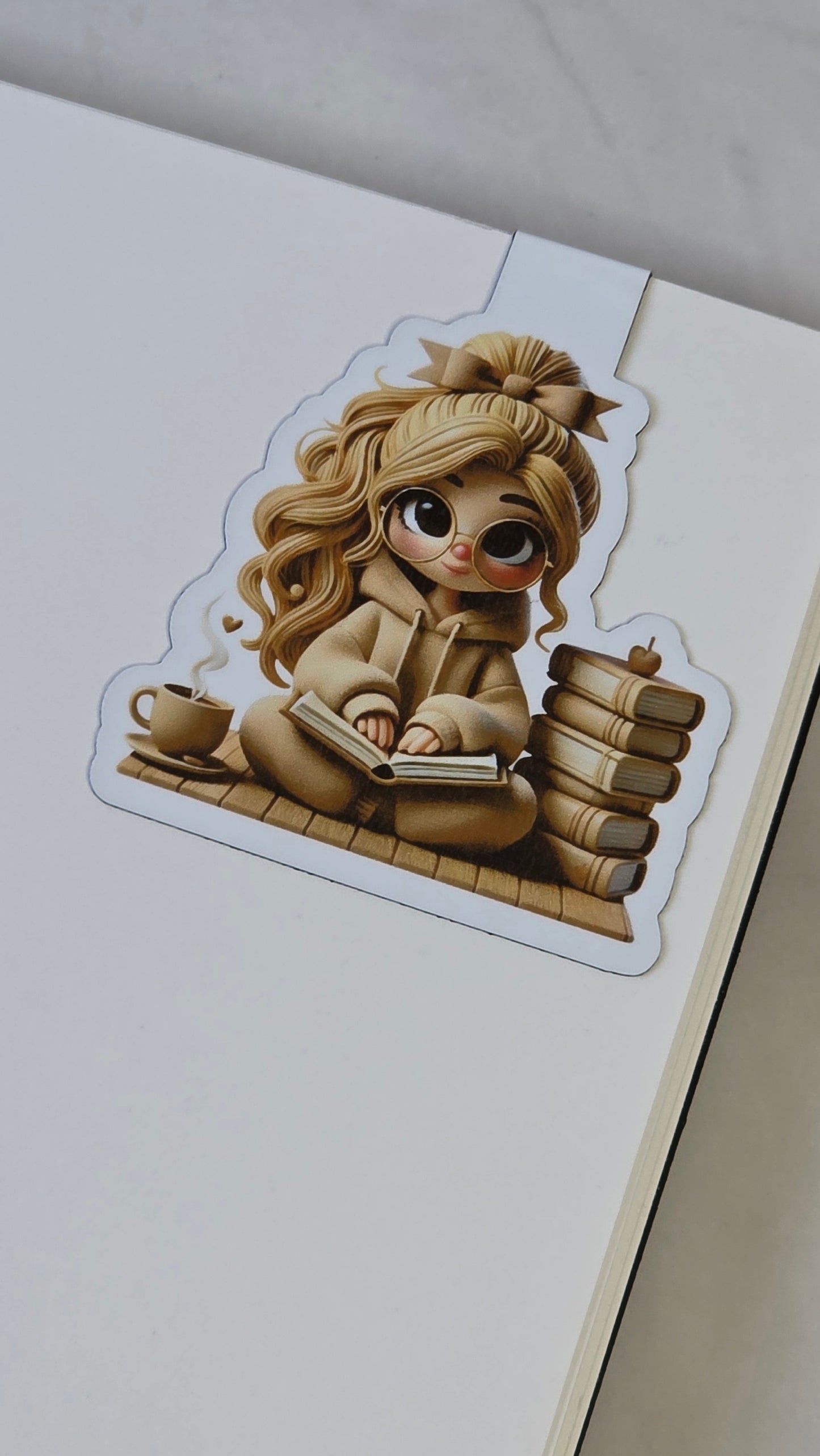 Coffee & Book Magnetic Bookmarks – Choose Your Own Set of 3