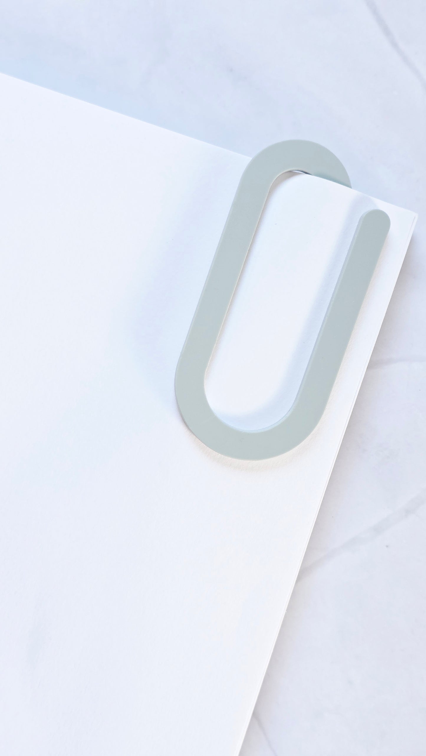 Jumbo Paper Clip Acrylic Bookmark Blanks
