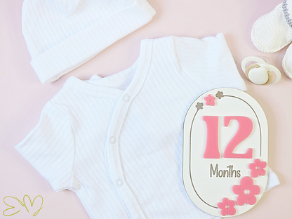 Baby Monthly Milestone Markers