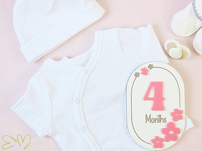 Baby Monthly Milestone Markers