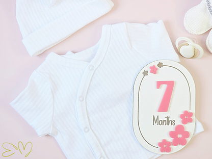 Baby Monthly Milestone Markers