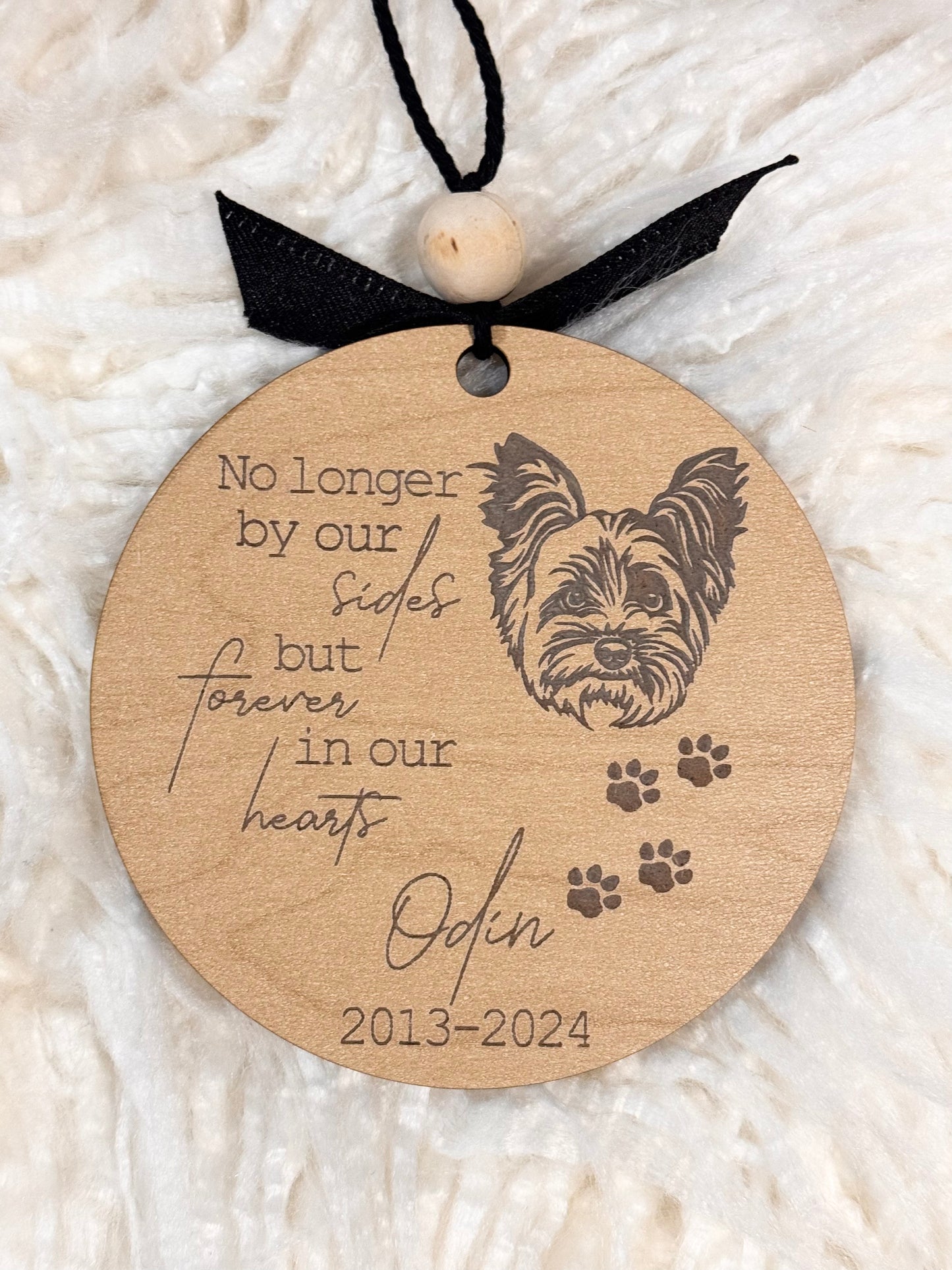 Personalized Dog Memorial Ornament