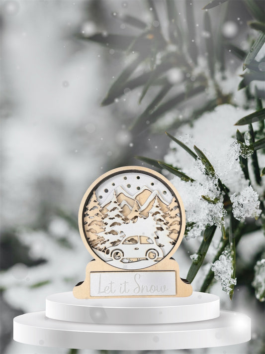 Snow Globe Multilayered Decor