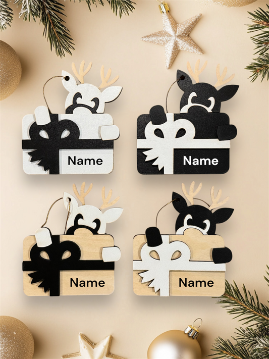 Personalized Deer Gift Card Holder