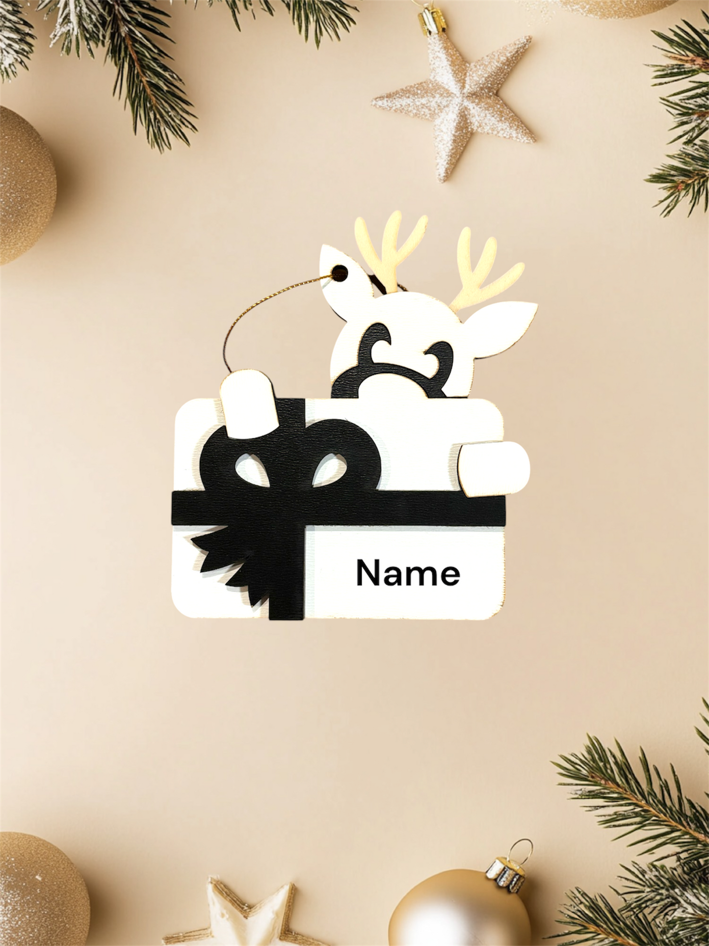 Personalized Deer Gift Card Holder