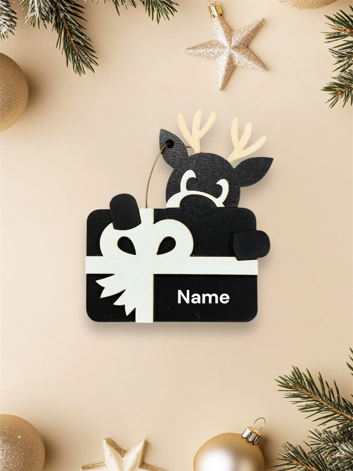 Personalized Deer Gift Card Holder