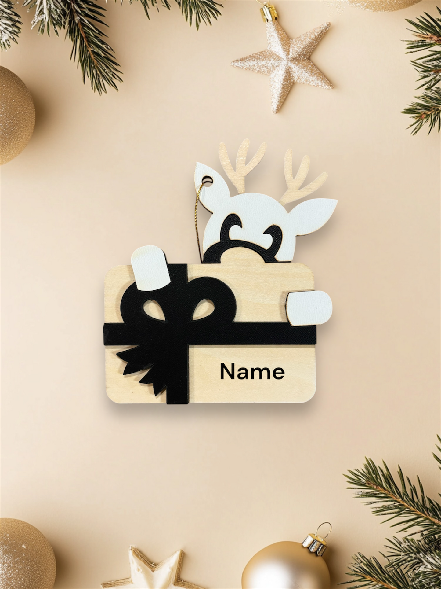 Personalized Deer Gift Card Holder