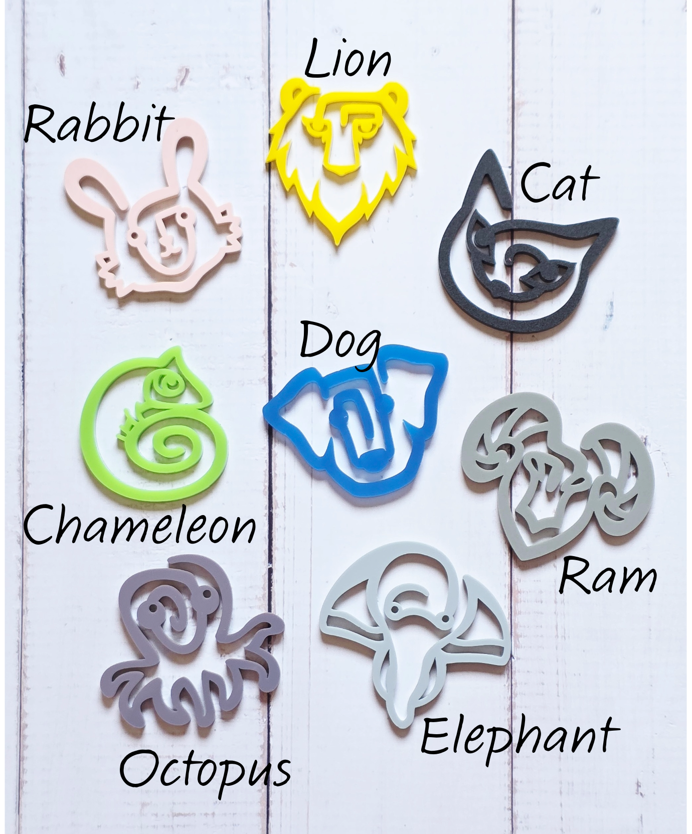 Mini Animal Acrylic Bookmarks