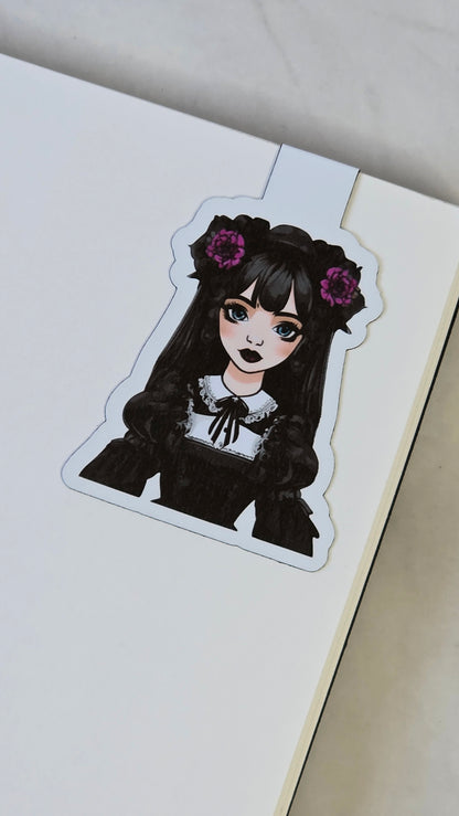 Gothic Girl Magnetic Bookmarks – Choose Your Own Set of 3