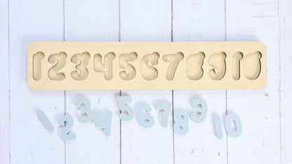 Acrylic Number Puzzle | Educational Toy | Personalized Option