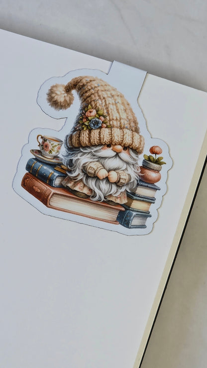Book-Loving Gnomes Magnetic Bookmarks – Choose Your Own Set of 3