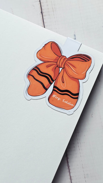 Teacher Theme Magnetic Bookmarks (Choose Your Own Set of 3 – Some Designs Personalizable)