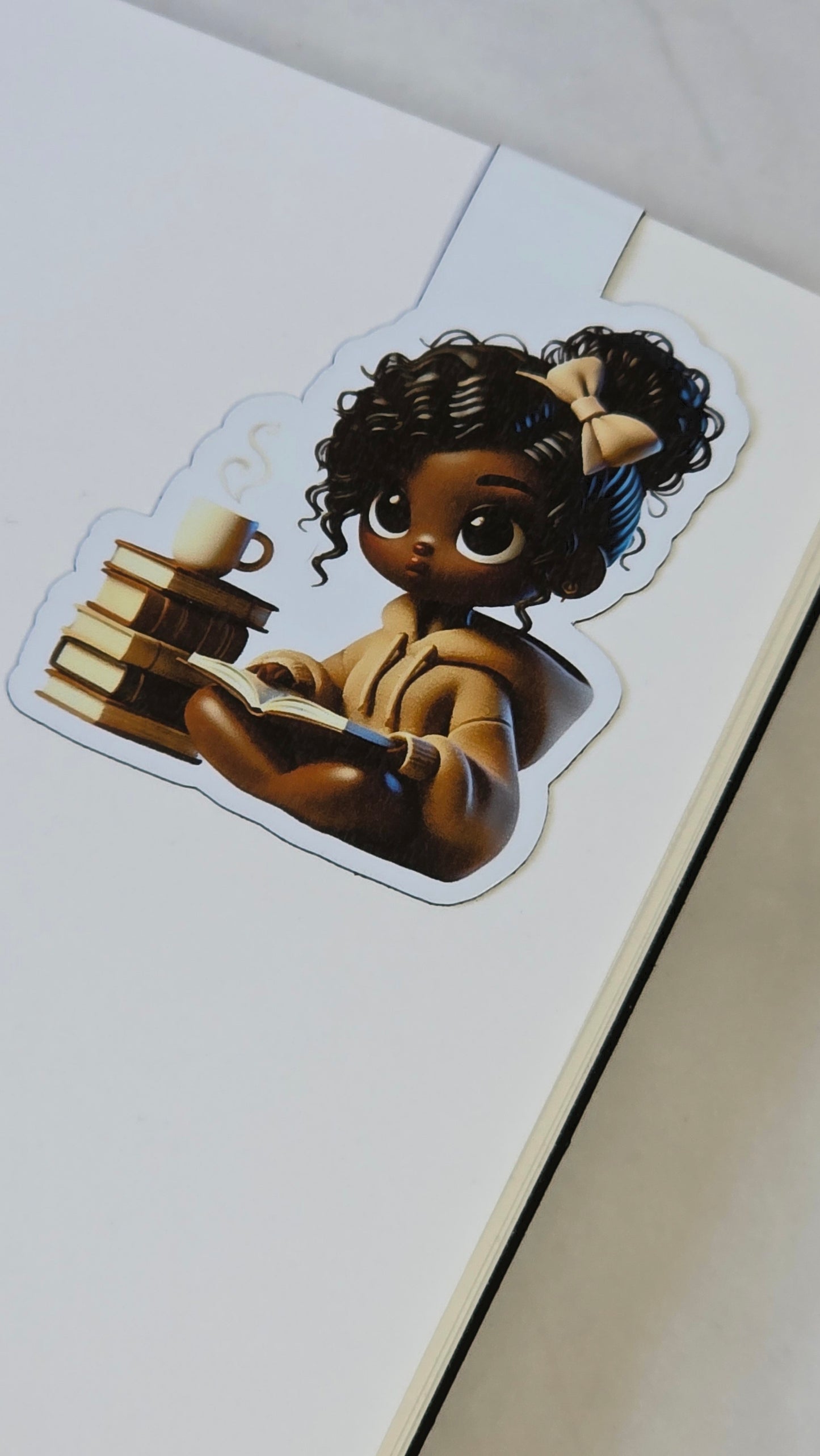 Coffee & Book Magnetic Bookmarks – Choose Your Own Set of 3