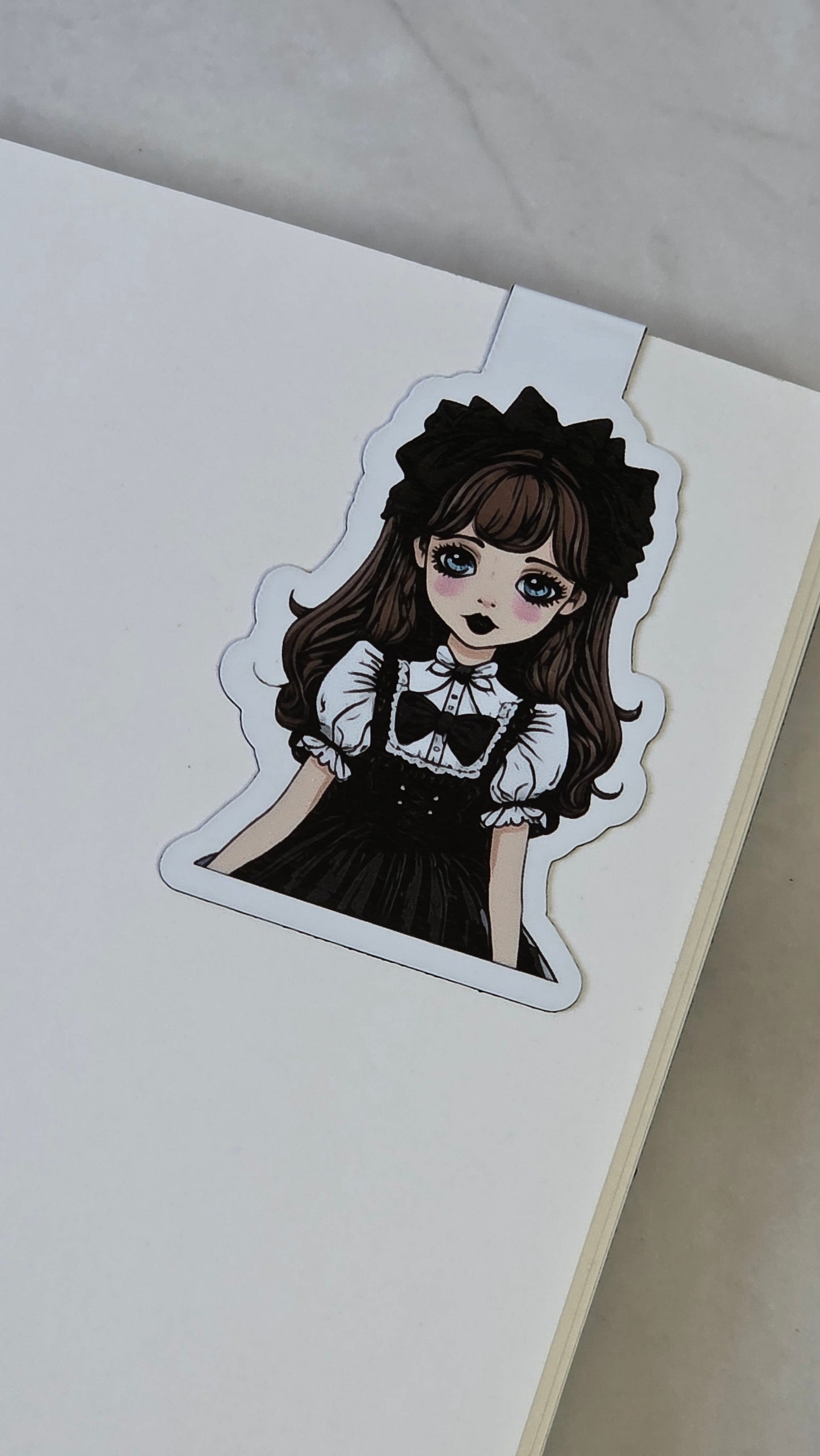 Gothic Girl Magnetic Bookmarks – Choose Your Own Set of 3