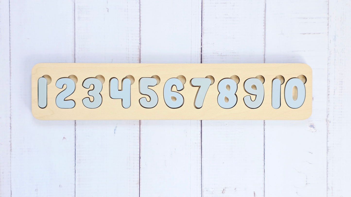 Acrylic Number Puzzle | Educational Toy | Personalized Option