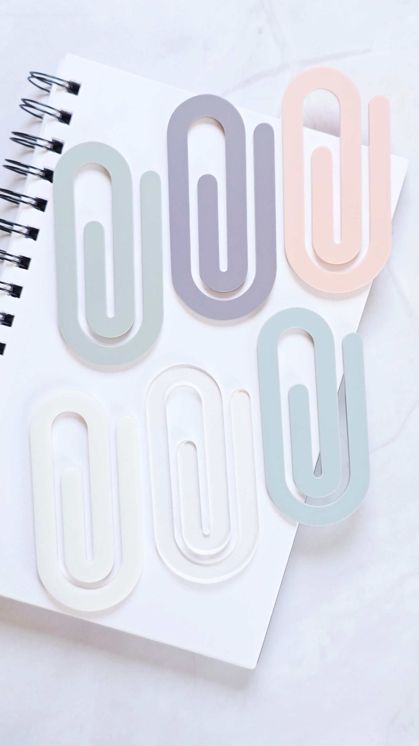 Jumbo Paper Clip Acrylic Bookmark Blanks