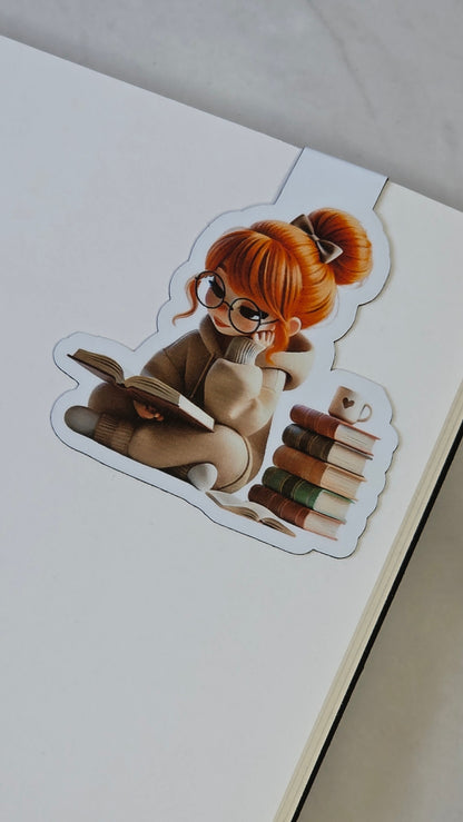 Coffee & Book Magnetic Bookmarks – Choose Your Own Set of 3