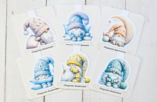 Cozy Gnome Magnetic Bookmarks – Choose Your Own Set of 3