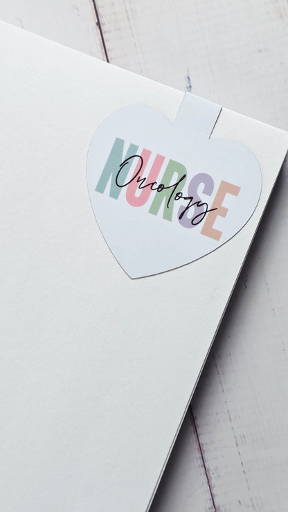 Nurse Theme Magnetic Bookmarks (Choose Your Own Set of 3)