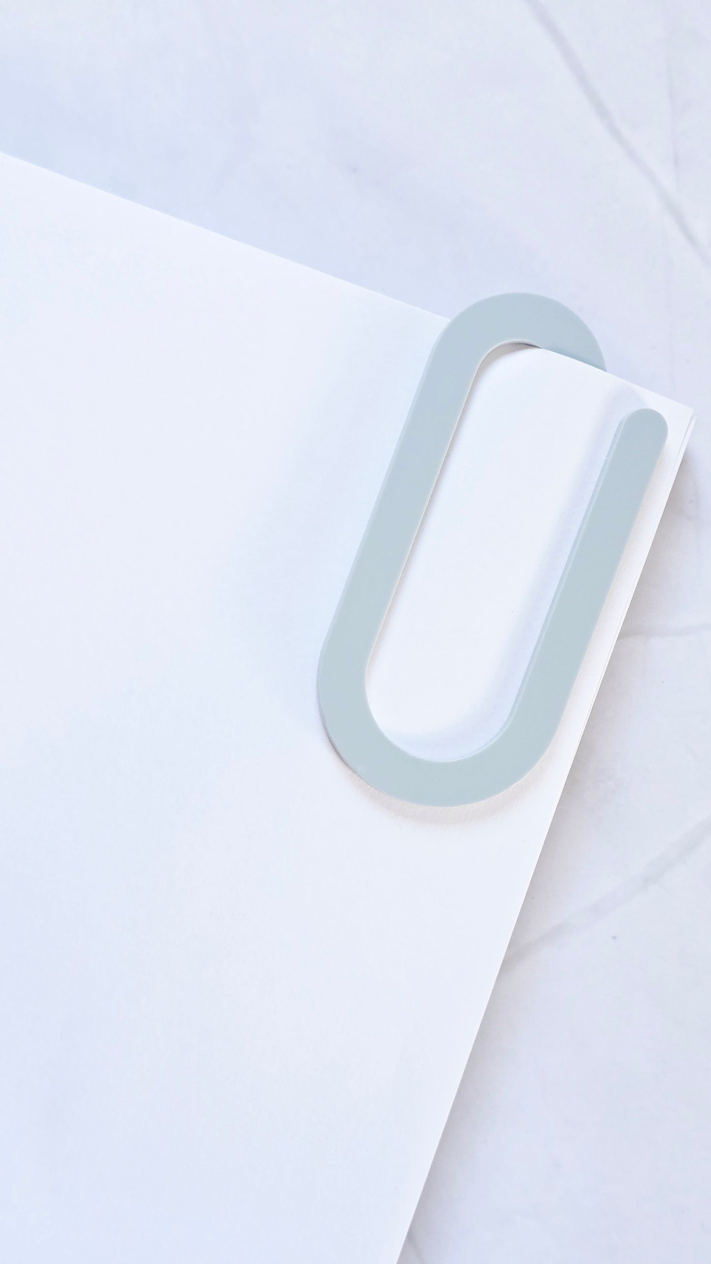 Jumbo Paper Clip Acrylic Bookmark Blanks