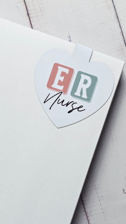 Nurse Theme Magnetic Bookmarks (Choose Your Own Set of 3)