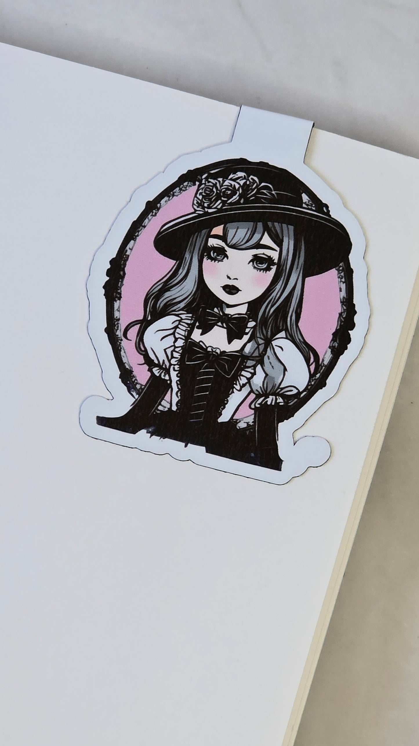 Gothic Girl Magnetic Bookmarks – Choose Your Own Set of 3