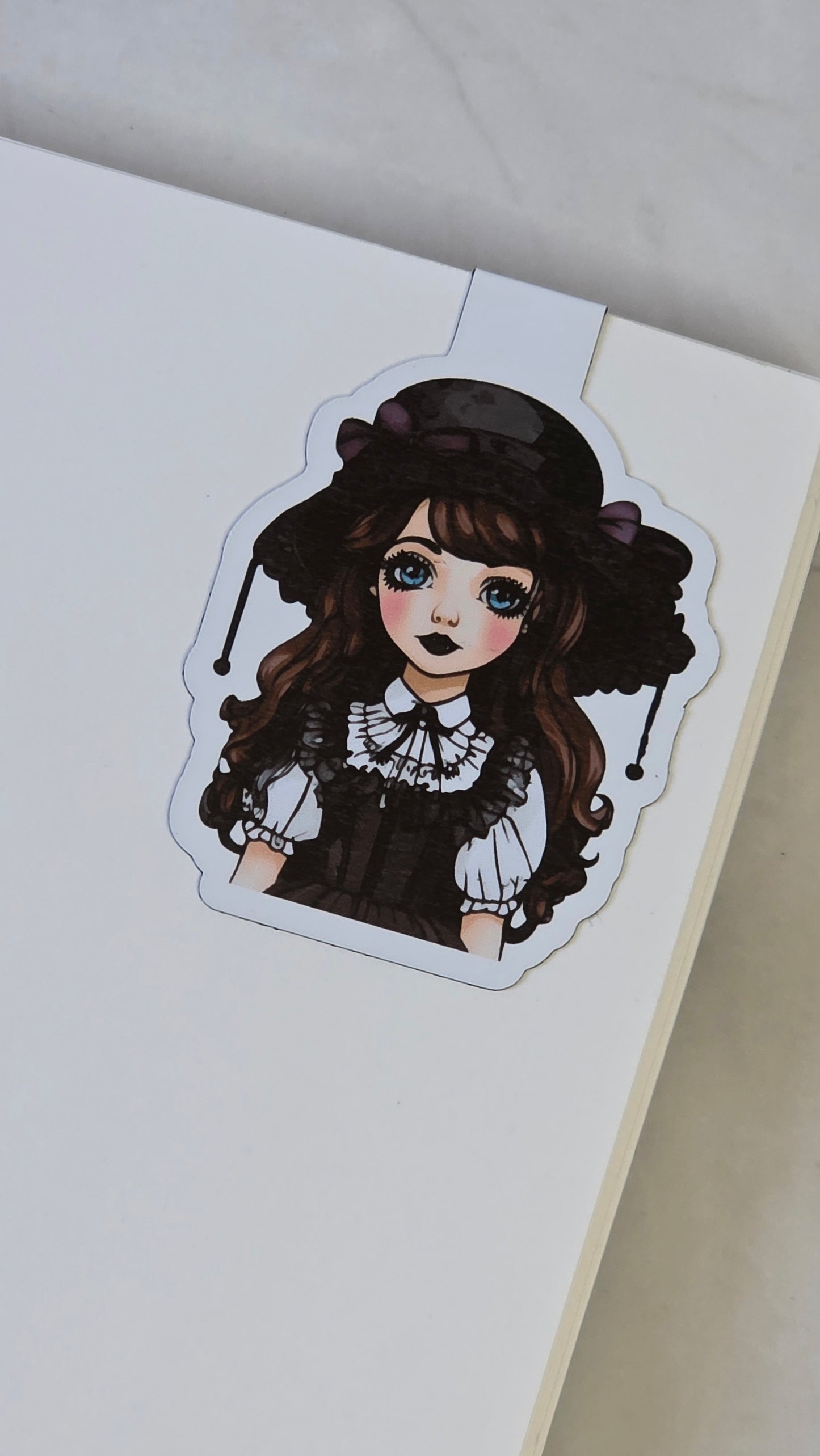 Gothic Girl Magnetic Bookmarks – Choose Your Own Set of 3
