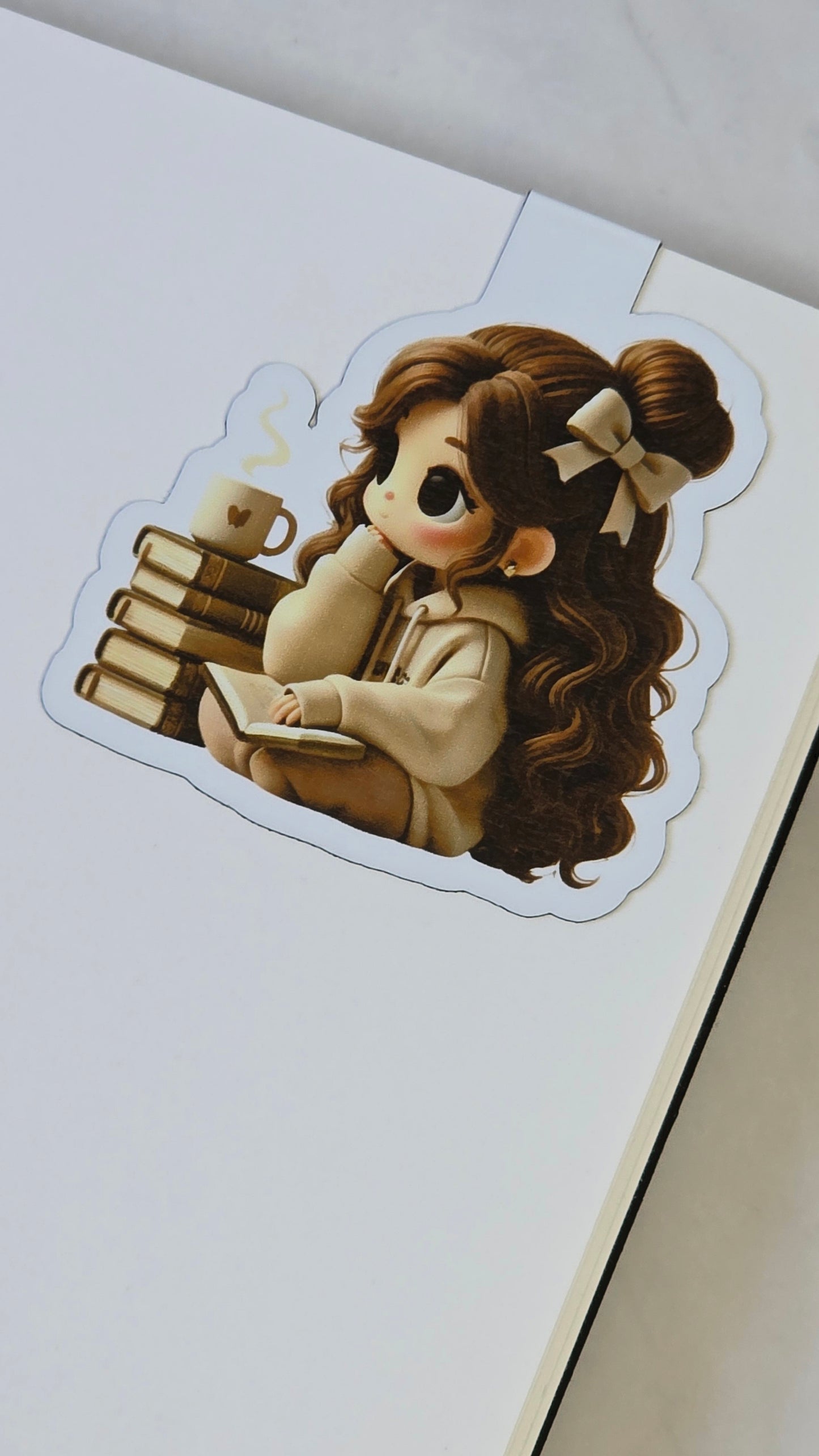 Coffee & Book Magnetic Bookmarks – Choose Your Own Set of 3