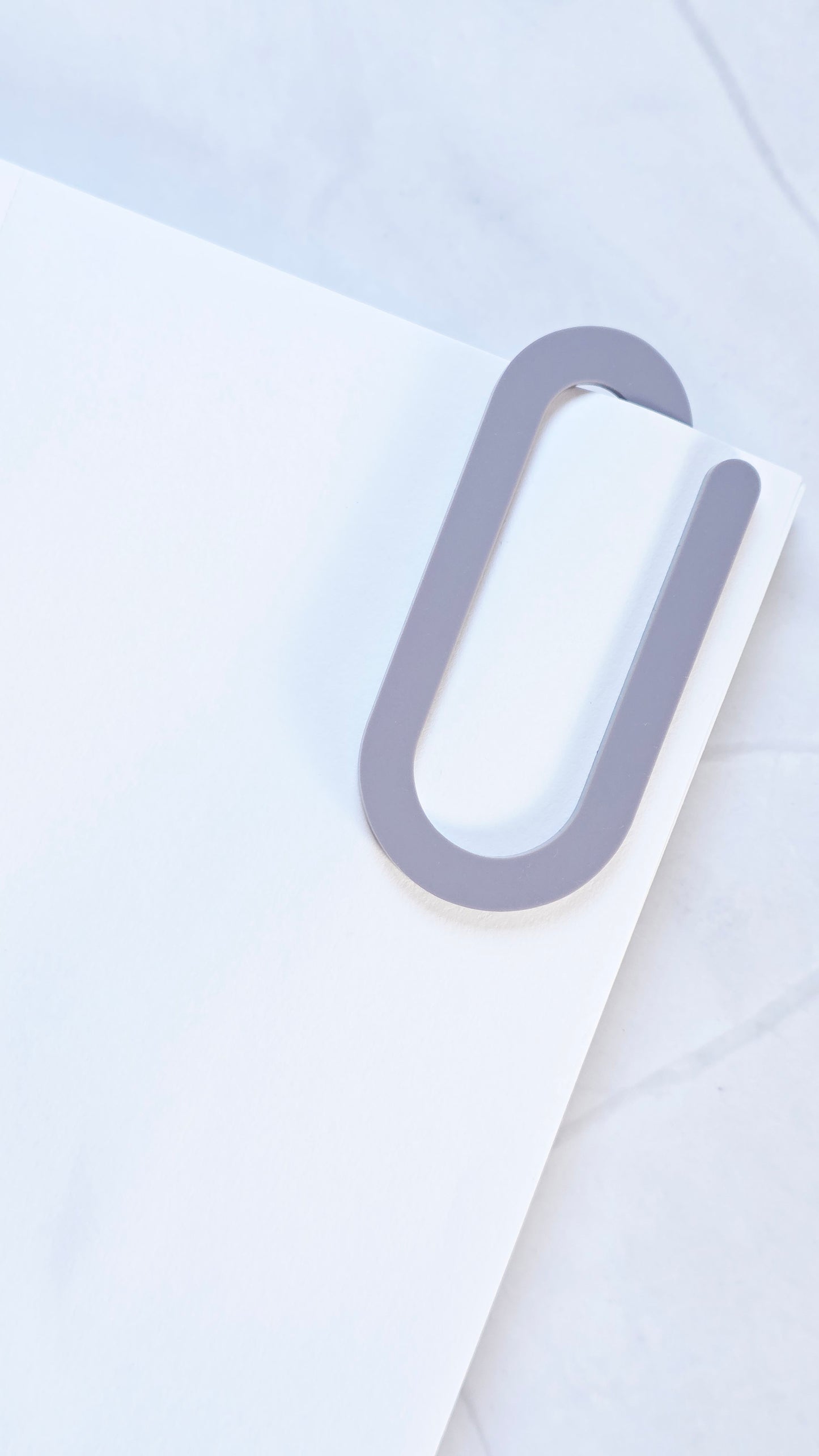 Jumbo Paper Clip Acrylic Bookmark Blanks