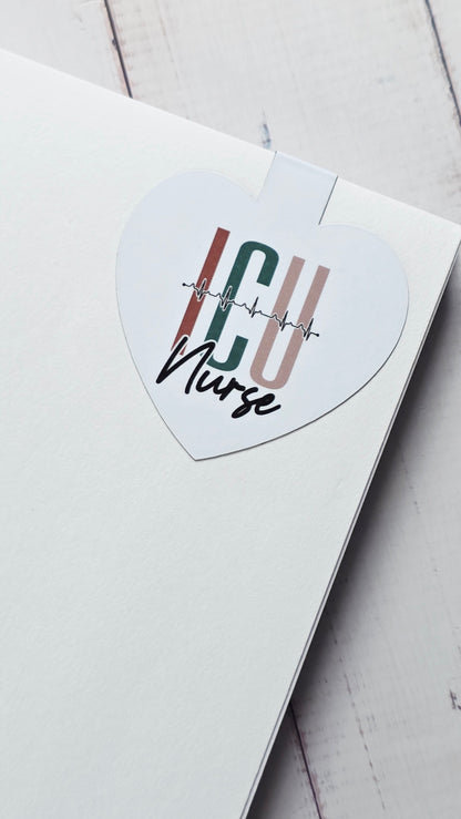 Nurse Theme Magnetic Bookmarks (Choose Your Own Set of 3)